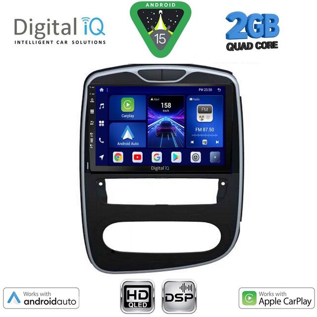 DIGITAL IQ BXC 3545_CPAA (10inc) MULTIMEDIA TABLET for RENAULT CLIO mod. 2016-2019