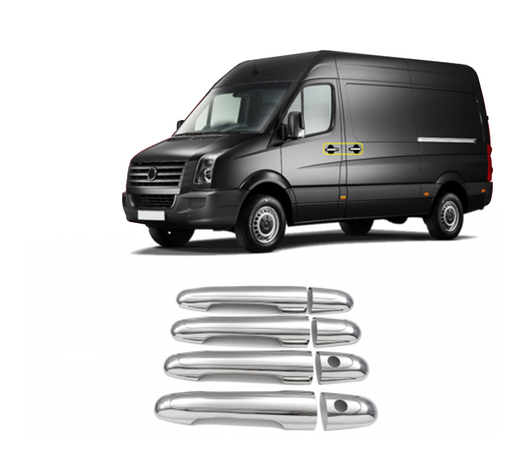 ΧΕΡΟΥΛΙΑ ΠΟΡΤΑΣ ΓΙΑ VW CRAFTER 2006+  ΧΡΩΜΙΟ ΜΕΤΑΛΛΙΚΑ 4ΤΕΜ.