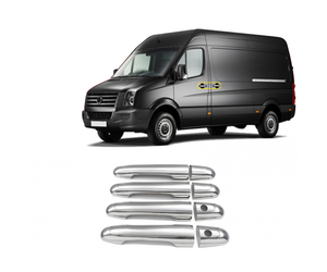 ΧΕΡΟΥΛΙΑ ΠΟΡΤΑΣ ΓΙΑ VW CRAFTER 2006+  ΧΡΩΜΙΟ ΜΕΤΑΛΛΙΚΑ 4ΤΕΜ.