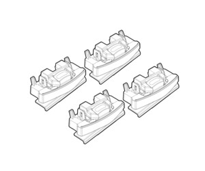 ΑΚΡΑ ΓΙΑ ΜΠΑΡΕΣ NORDRIVE ΓΙΑ SUBARU SOLTERRA 5P 09/2022+ / TOYOTA BZ4X 03/2023+  - 4 Τεμ.