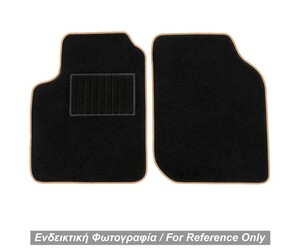 ΠΑΤΑΚΙΑ ΜΟΚΕΤΑ ΓΙΑ MERCEDES SMART 450 1998-2006 ΜΑΥΡΟ ΜΕ ΜΠΕΖ ΡΕΛΙ RACE AXION - 2 ΤΕΜ.