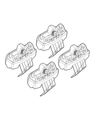 ΑΚΡΑ ΓΙΑ ΜΠΑΡΕΣ NORDRIVE ΓΙΑ VOLVO V60/S60 11/10+ KIT