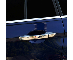ΧΕΡΟΥΛΙΑ ΠΟΡΤΑΣ ΓΙΑ VW TIGUAN 2016+  ΧΡΩΜΙΟ ΜΕΤΑΛΛΙΚΑ S-Dizayn - 4 Τεμ.