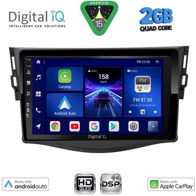 DIGITAL IQ BXC 3731_CPAA (9inc) MULTIMEDIA MULTIMEDIA TABLET for TOYOTA RAV 4 mod. 2006-2012