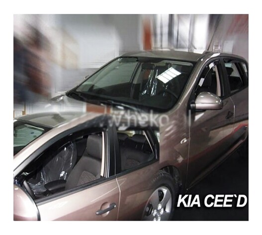 ΑΝΕΜΟΘΡΑΥΣΤΕΣ ΓΙΑ KIA CEED 5D 2007-2012 ΖΕΥΓΑΡΙ ΑΠΟ ΕΥΚΑΜΠΤΟ ΦΙΜΕ ΠΛΑΣΤΙΚΟ HEKO - 2 ΤΕΜ.