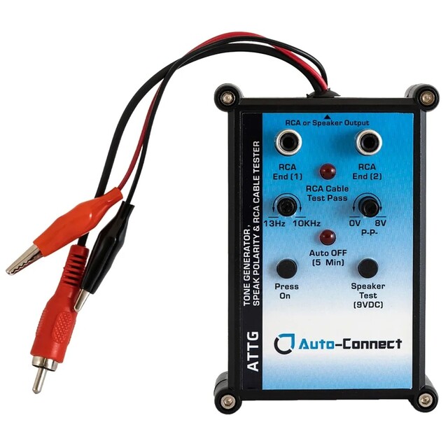 Γεννήτρια δοκιμής ήχου για RCA/High Level Auto-Connect 720ATTG