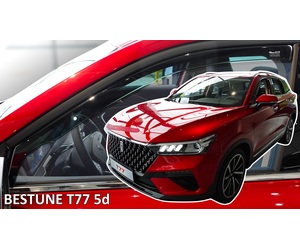 Heko - Ανεμοθραύστες για Bestune T77 5 doors 2020+ Ζευγάρι Απο Εύκαμπτο Φιμέ Πλαστικό - 2 τεμ. (ΑΝΕΜ.29133)