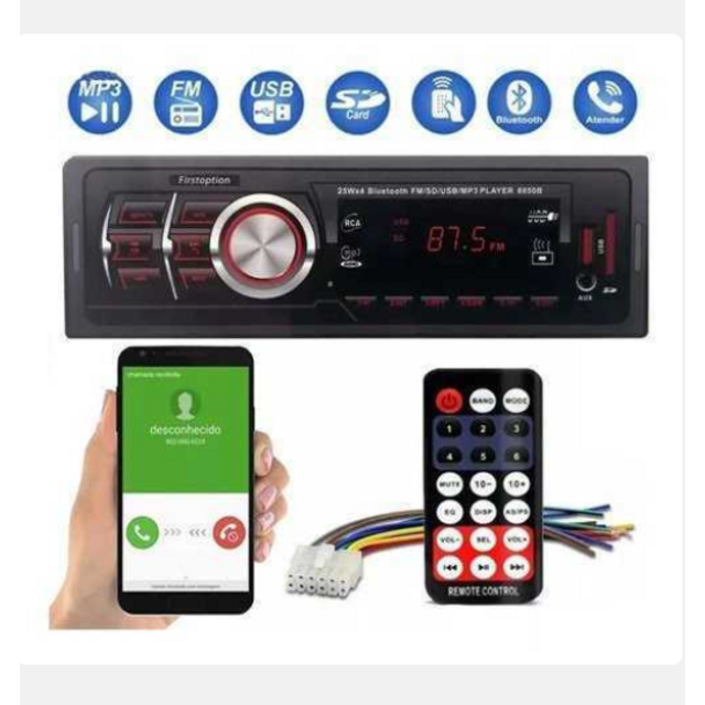 Radio mp3 αυτοκινήτου universal 1DIN (USB/AUX)