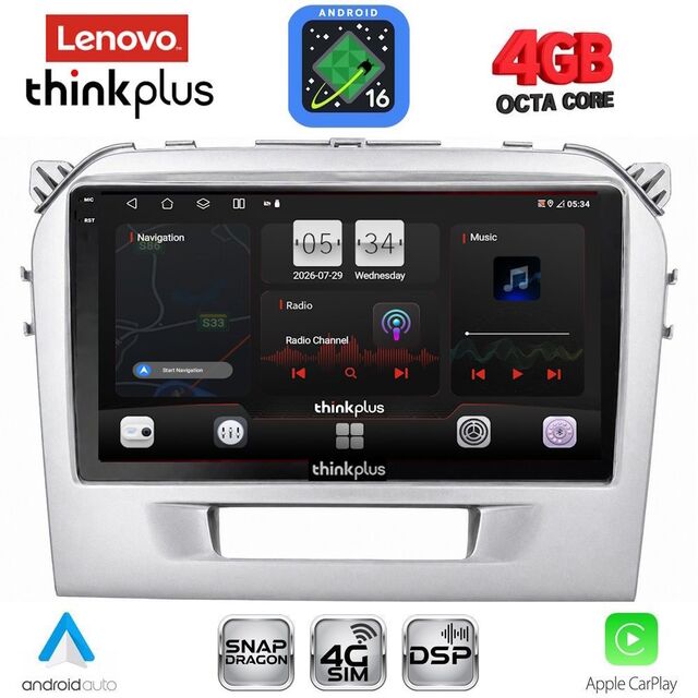 LENOVO LTG 7697SL_CPA (9inc) MULTIMEDIA TABLET for SUZUKI VITARA mod. 2016-2022 (SILVER)