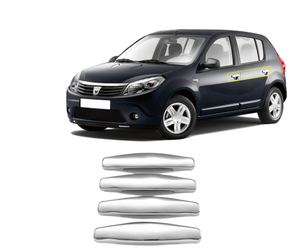 ΧΕΡΟΥΛΙΑ ΠΟΡΤΑΣ ΓΙΑ DACIA SANDERO 1 5D 2007-2013  ΧΡΩΜΙΟ ΜΕΤΑΛΛΙΚΑ 4ΤΕΜ.