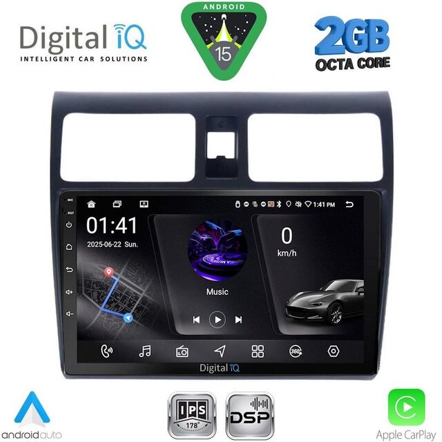 DIGITAL IQ RSF 4684_CPA (10inc) MULTIMEDIA TABLET for SUZUKI SWIFT mod. 2005-2011