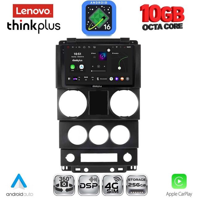 LENOVO LTM 11292_CPA (9inc) MULTIMEDIA TABLET for JEEP WRANGLER  mod. 2006-2011