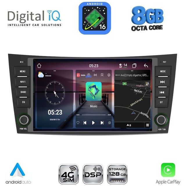 DIGITAL IQ BLM 590_CPA (7" DECK) MULTIMEDIA OEM for MERCEDES E (W211) – CLS (W219) mod. 2003-2009