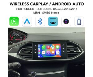 DIGITAL IQ PG 016W CPA (WIRELESS CARPLAY / ANDROID AUTO BOX with 2 CAMERA IN for  PEUGEOT - CITROEN - DS mod. 2013-2017)