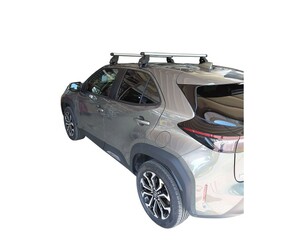 KIT ΜΕ ΜΠΑΡΕΣ ΟΡΟΦΗΣ ΓΙΑ TOYOTA YARIS CROSS XP210 5D 2020+ ΑΛΟΥΜΙΝΙΟΥ MENABO (AL1-3360/ΜΒ-FIX077G)