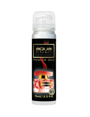 Aqua - ΑΡΩΜΑΤΙΚΟ ΑΥΤΟΚΙΝΗΤΟΥ ΣΕ ΣΠΡΕΙ (SPRAY) ΜΕ ΑΡΩΜΑ HYPNOTIST PREMIUM GOLD SERIES 75ml AQUA - 1 TEM. (10-778/AQ)