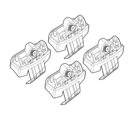 ΑΚΡΑ ΓΙΑ ΜΠΑΡΕΣ NORDRIVE ΓΙΑ AUDI A6 4D 04/11+ KIT
