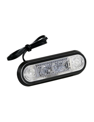 ΦΩΣ ΟΓΚΟΥ 3LED ΛΕΥΚΟ SMD 12/24V 85mm LAMPA - 20ΤΕΜ.