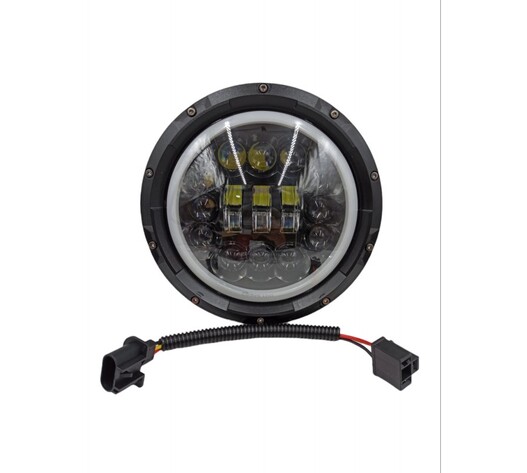 LED ΠΡΟΒΟΛΕΑΣ 7'' Η4 ΜΕ ANGEL EYES 0620