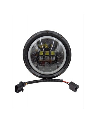 LED ΠΡΟΒΟΛΕΑΣ 7'' Η4 ΜΕ ANGEL EYES 0620