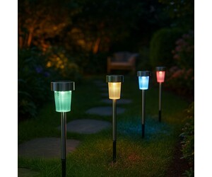 ΣΕΤ ΗΛΙΑΚΑ ΦΩΤΙΣΤΙΚΑ ΚΗΠΟΥ ΚΑΡΦΩΤΑ RGB 30cm 10ΤΜΧ WL-04925