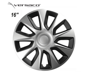 Τάσια 16'' Versaco ασημί/μαύρο