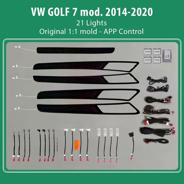 DIQ AMBIENT VW DZ06H mod. 2013-2021 (Digital iQ Ambient Light VW GOLF 7 mod. 2013-2021 with 21 Lights)