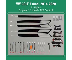 DIQ AMBIENT VW DZ06H mod. 2013-2021 (Digital iQ Ambient Light VW GOLF 7 mod. 2013-2021 with 21 Lights)