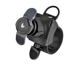 Βάση Στήριξης Κινητού Belt της σειράς Optiline για Τιμόνι Μηχανής ή Ποδηλάτου με διάμετρο από 15 mm έως 40 mm, ρυθμιζόμενο ιμάντα δέσης (λουρί) με πεταλούδα και σύστημα Duolock, συμβατή με Θήκες ή Αντάπτορες Κινητού Optiline