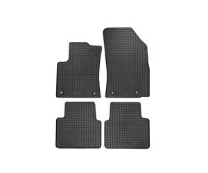 Cik - ΠΑΤΑΚΙΑ ΑΥΤΟΚΙΝΗΤΟΥ ΑΠΟ ΛΑΣΤΙΧΟ ΓΙΑ CITROEN C3 AIRCROSS 2017+ / OPEL CROSSLAND X 2017+ ΣΕ ΜΑΥΡΟ ΧΡΩΜΑ ΜΕ ΚΟΥΜΠΩΜΑΤΑ - 4 ΤΕΜ. (RM.CI.0023/CK)