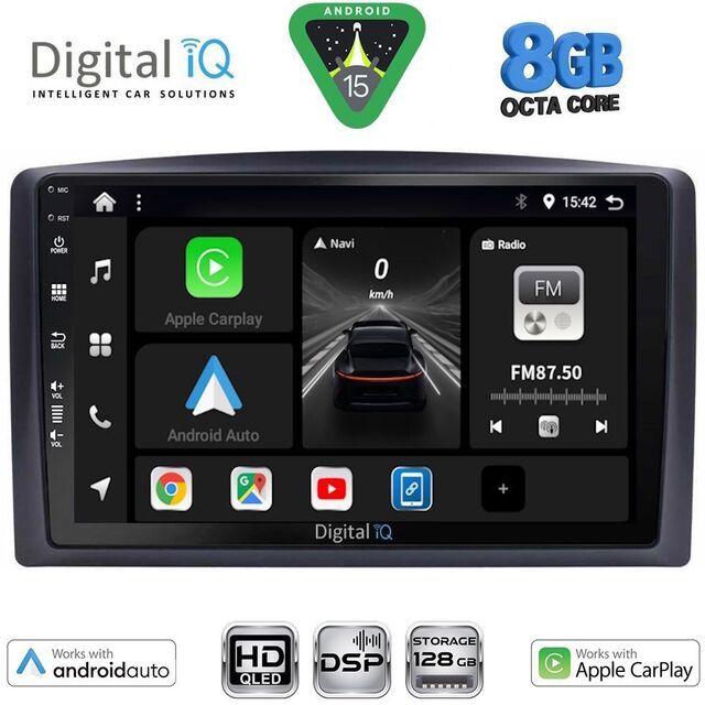 DIGITAL IQ BXF 18421_CPAA (10inc) MULTIMEDIA TABLET for MERCEDES VITO – VIANO  (W447) mod. 2015-2022