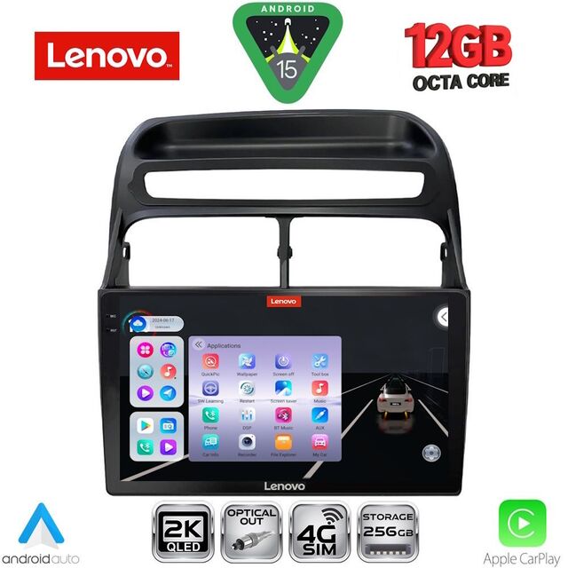 LENOVO SSZ 12129_CPA (9inc) MULTIMEDIA TABLET for FIAT LINEA mod. 2007-2011
