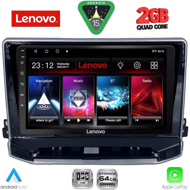 LENOVO LVD 2279_CPA (10inc) MULTIMEDIA TABLET for JEEP COMPASS mod. 2022-2026