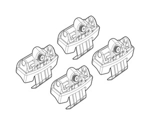 ΑΚΡΑ ΓΙΑ ΜΠΑΡΕΣ NORDRIVE ΓΙΑ FORD EDGE 07/16+ KIT