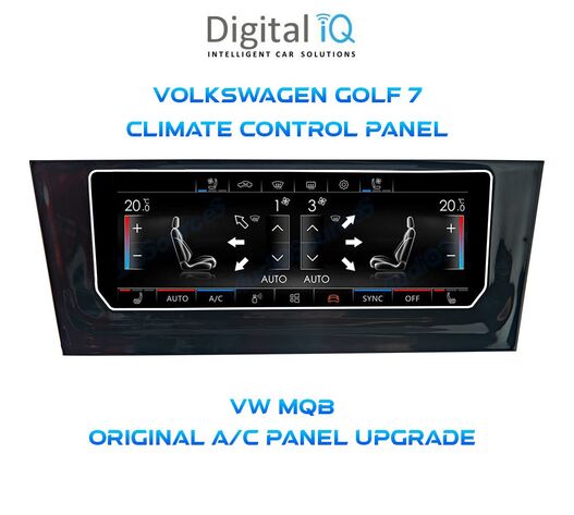DIGITAL IQ CCP 747_CP (6.9") (MQB) CLIMATE CONTROL PANEL for VW GOLF 7 mod. 2013-2020
