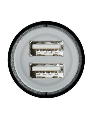Φορτιστής Αναπτήρα με διπλό USB PLUG-IN EVO 90 μοίρες 12/24V 2,5A
