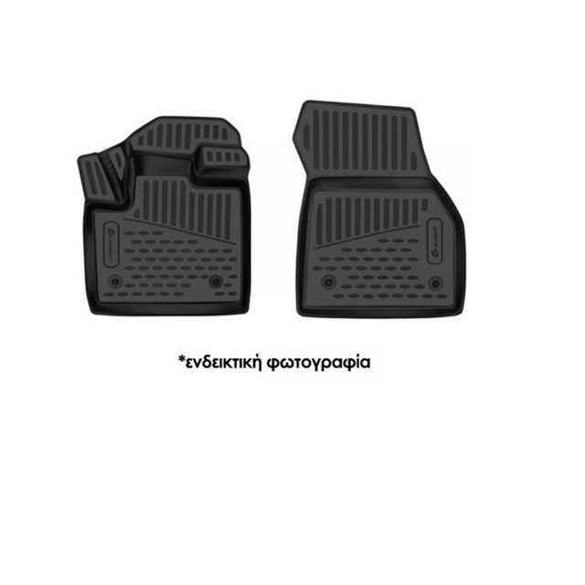 ΠΑΤΑΚΙΑ ΣΕ ΣΚΑΦΗ TPE ΛΑΣΤΙΧΟ ΓΙΑ FORD TRANSIT CONNECT 2014+ CARGO VAN ΣΕ ΜΑΥΡΟ ΧΡΩΜΑ NOVLINE - 2 ΤΕΜ