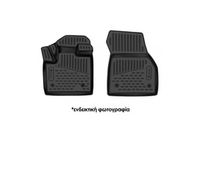 ΠΑΤΑΚΙΑ ΣΕ ΣΚΑΦΗ TPE ΛΑΣΤΙΧΟ ΓΙΑ FORD TRANSIT CONNECT 2014+ CARGO VAN ΣΕ ΜΑΥΡΟ ΧΡΩΜΑ NOVLINE - 2 ΤΕΜ