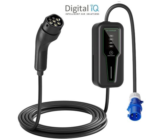 DIQ EV PRL 3207 (PORTABLE EV CHARGER TYPE 2 PEVC32A01 - 32A - 7kW)