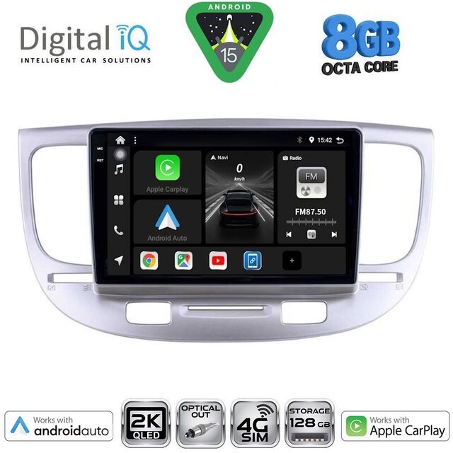 DIGITAL IQ BXK 20313_CPAA (9inc) MULTIMEDIA TABLET for KIA RIO mod. 2005-2011
