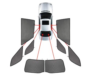 CarShades - ΚΟΥΡΤΙΝΑΚΙΑ  CAR SHADES ΓΙΑ BMW ΣΕΙΡΑ 2 F46 GRAND TOURER 5D 2014+ - 8ΤΕΜ. (PVC.BMW-2SGT-5-A)