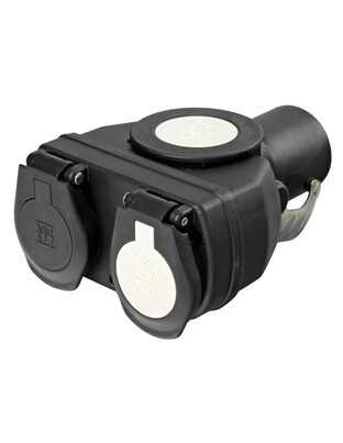 ΑΝΤΑΠΤΟΡΑΣ ΦΟΡΤΗΓΟΥ ΔΙΠΛΟΣ 24V 15pin (ISO12098)> 1 TYPE N (ISO1185)+1 TYPE S (ISO 3731) ERICH JAEGER LAMPA - 1 TEM.