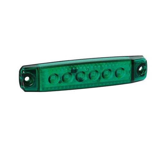 ΦΩΣ ΟΓΚΟΥ 6LED ΠΡΑΣΙΝΟ 12/24V 96mm ΑΔΙΑΒΡΟΧΟ 1ΤΕΜ.