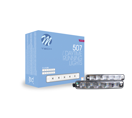 ΠΡΟΣΘΕΤΟ DAYTIME DRL LD507SE 12V - OSRAM - ΔΙΕΘΝΕΣ ΜΕ 5HP LED - 190 Χ 43 Χ 32mm - 2 ΤΕΜ. M-TECH