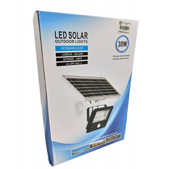 ΗΛΙΑΚΟΣ ΠΡΟΒΟΛΕΑΣ 30W ΜΕ ΑΙΣΘΗΤΗΡΑ ΚΙΝΗΣΗΣ LED-30W