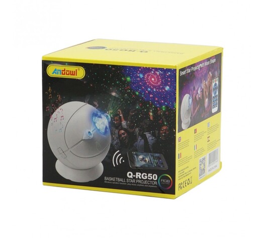 ΦΩΤΟΡΥΘΜΙΚΟ mini ΠΡΟΤΖΕΚΤΟΡΑΣ RGB ANDOWL Q-RG50