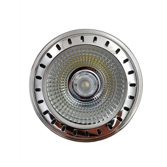 LED ΧΩΝΕΥΤΟ ΜΕΤΑΛΛΙΚΟ ΣΠΟΤ 12W 6000K AR111-12W-6K