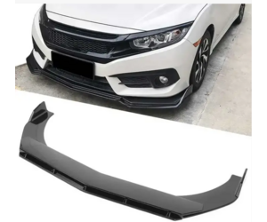 Lip spoiler universal πλαστικό μαύρο γυαλιστερό