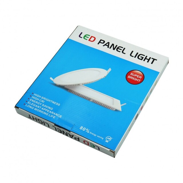 LED PANEL LIGHT ΣΤΡΟΓΓΥΛΟ 18W 6500K LED-00159