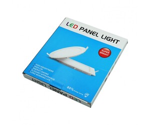 LED PANEL LIGHT ΣΤΡΟΓΓΥΛΟ 18W 6500K LED-00159